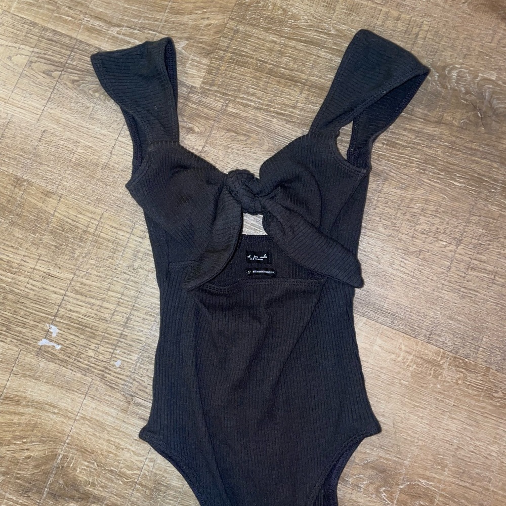 Urban outfitters black cut out bodysuit